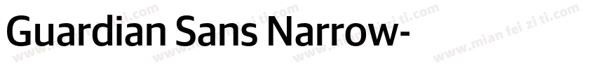 Guardian Sans Narrow字体转换
